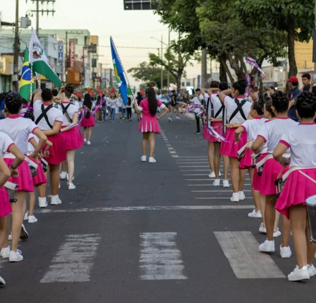 Apresentação pública. Acervo EE Pedro Alberto Tayano