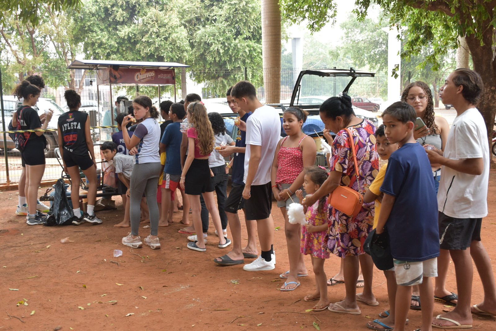 Crianças participam da edição anterior do Circuito da Alegria em Tangará da serra. Fotos: Neusino Pereira/Assessoria de Imprensa.